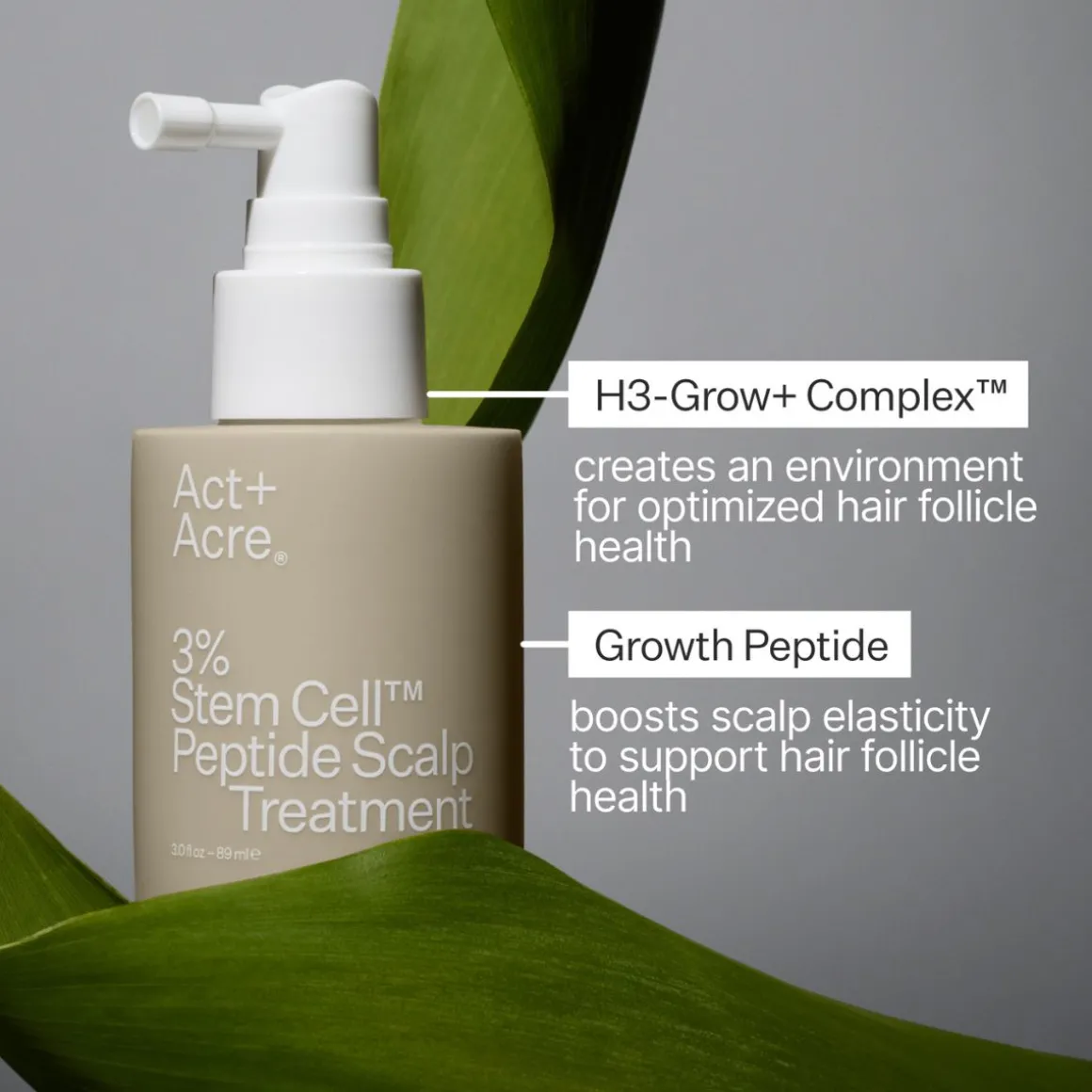 Act+Acre 3% Stem Cell Peptide Scalp Treatment 89ml