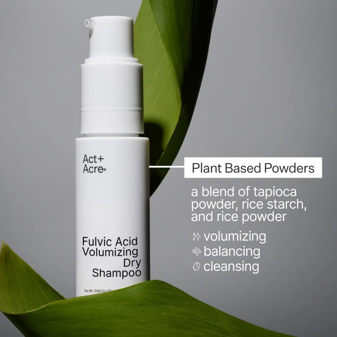 Act+Acre Fulvic Acid Volumizing Dry Shampoo