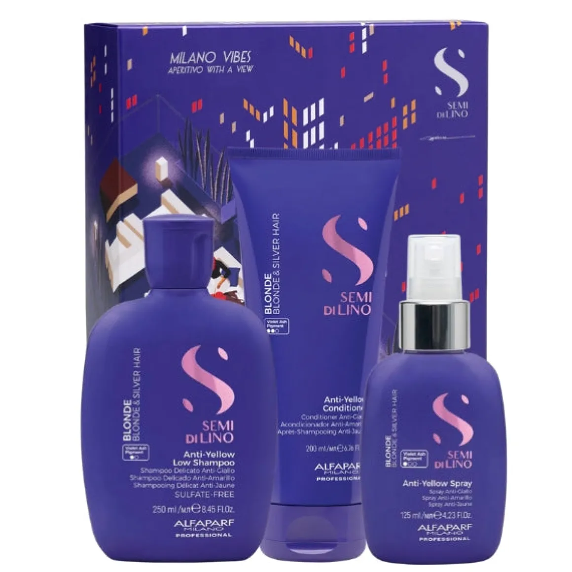 Alfaparf Semi Di Lino Blonde Gift Set