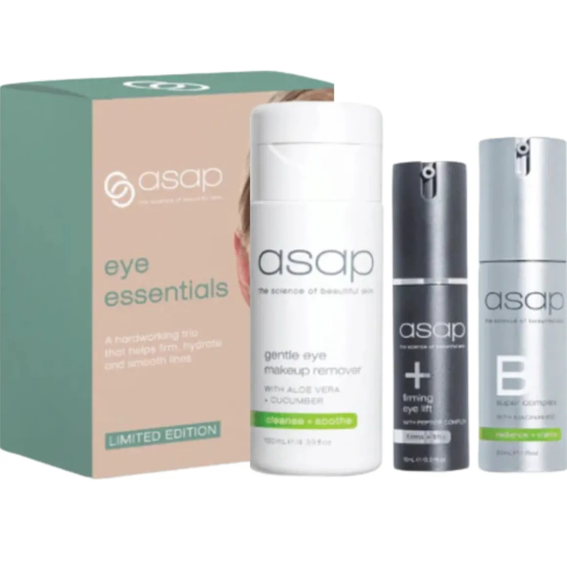 ASAP Eye Essentials Trio to Firm, Hydrate and Smooth Eye Area