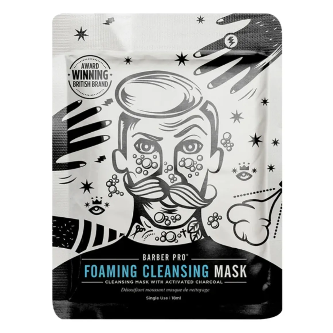 BarberPro Foaming Cleansing Mask