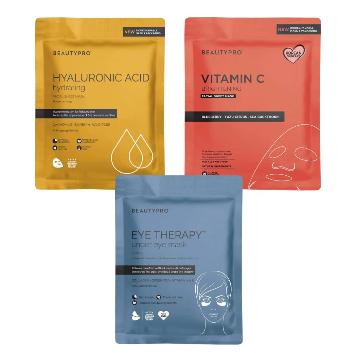 BeautyPro Multi-Masking Face & Eye Set