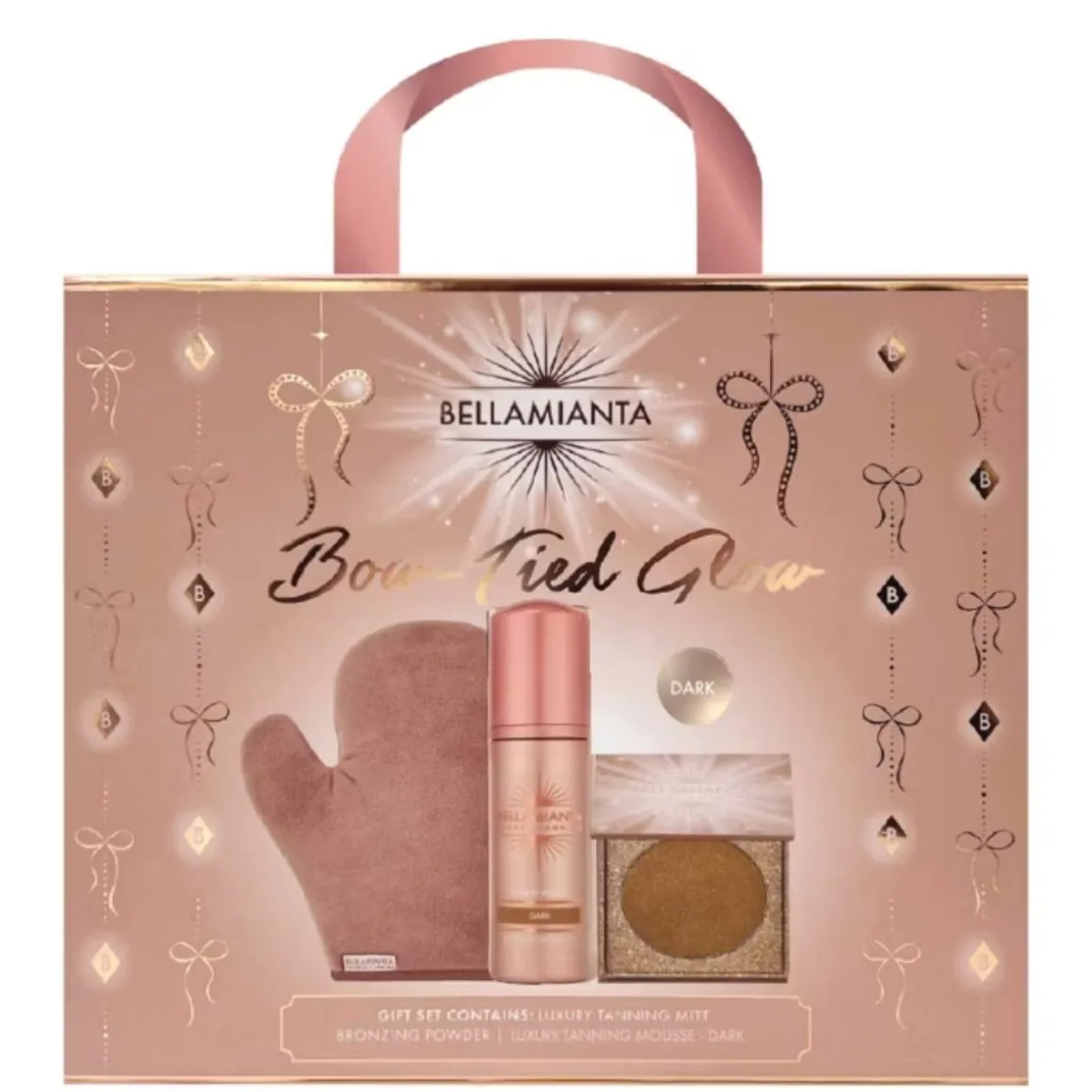 Bellamianta Bow-Tied Glow 3 Piece Set - Dark (mousse)