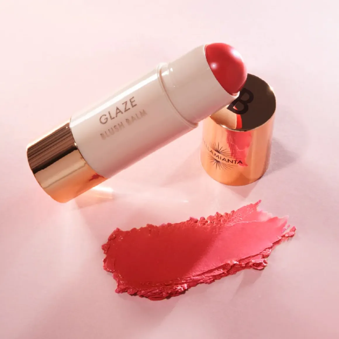Bellamianta Glaze Blush & Glow Balm- Poppy