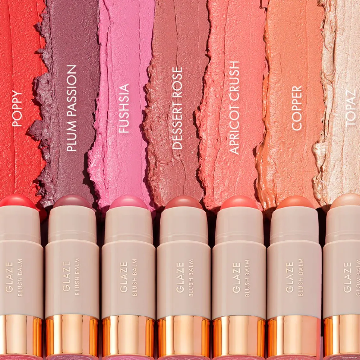 Bellamianta Glaze Blush & Glow Balm- Apricot Crush