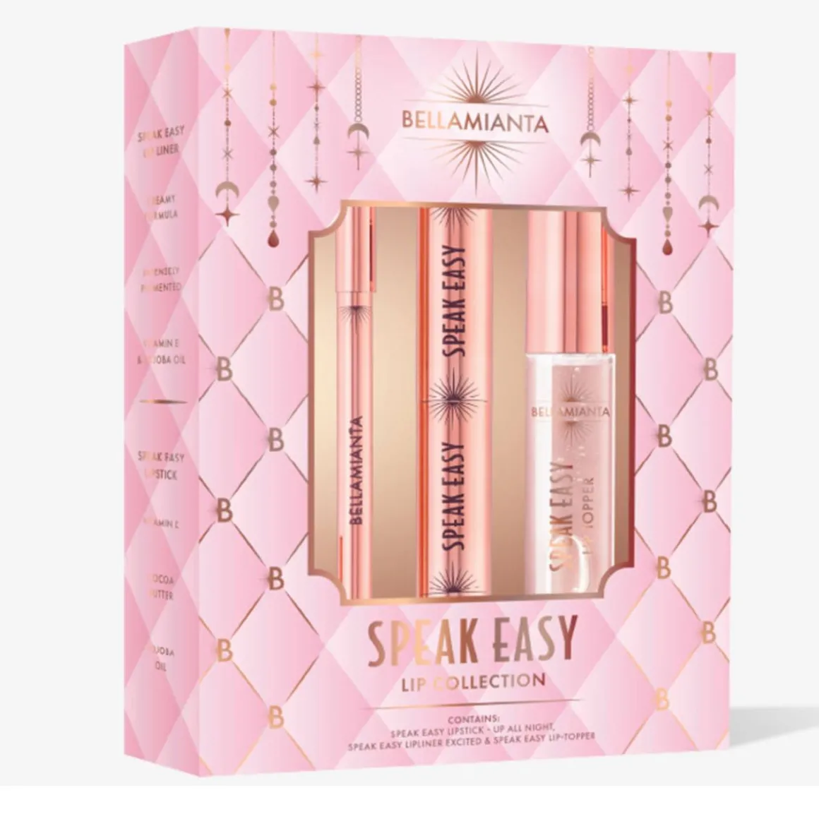 Bellamianta Speak Easy Lip Trio Gift Set - Up all Night
