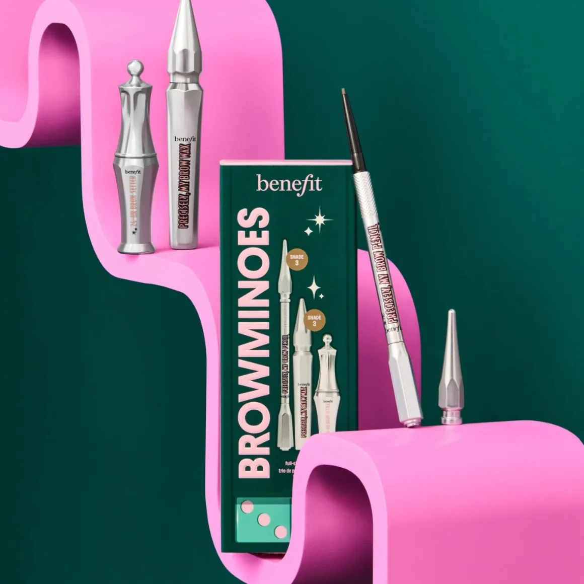 Benefit BROWminoes Shade 3 Brow Hero Set