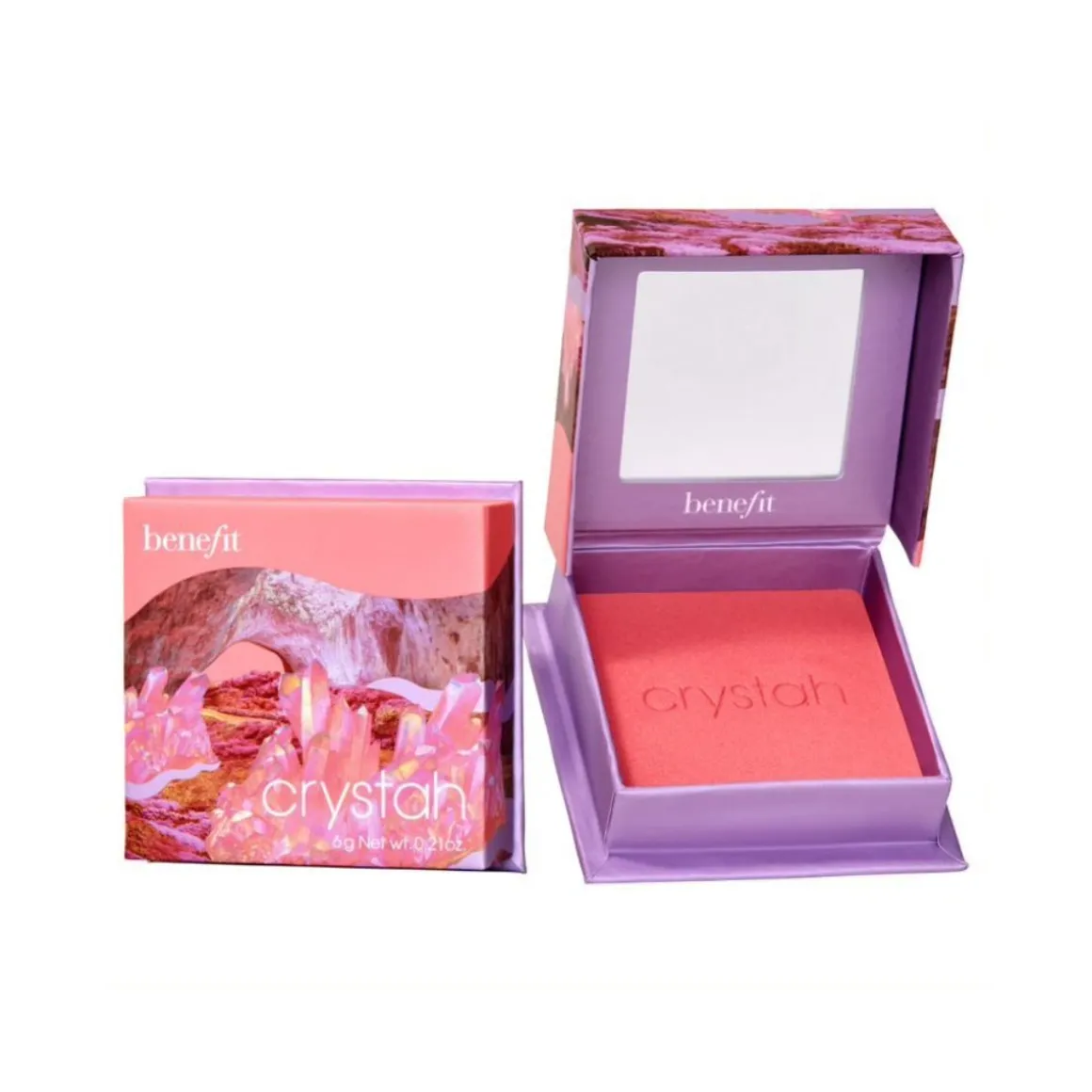 Benefit Powder Crystah Strawberry Pink Blush.