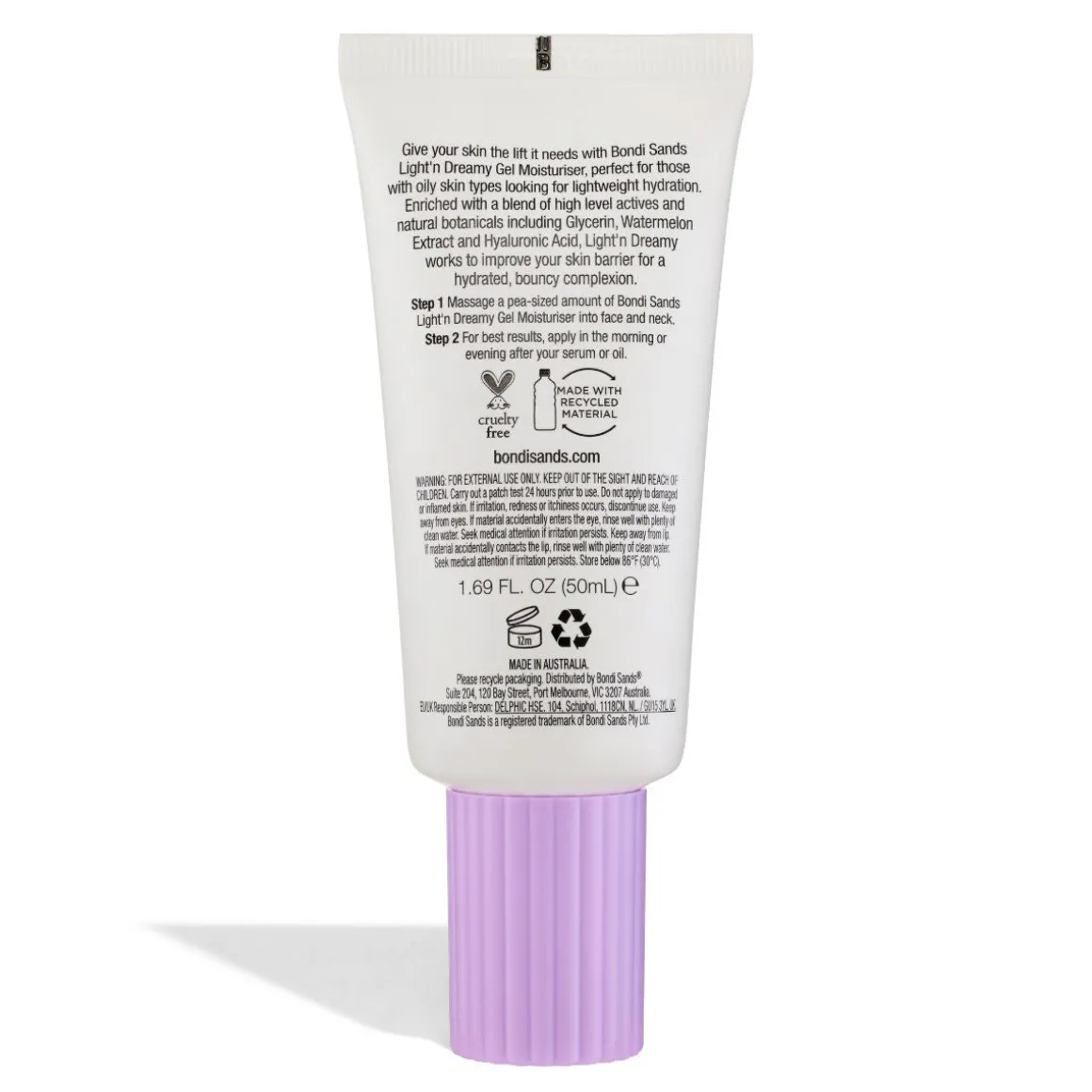 Bondi Sands Light'n Dreamy Gel Moisturiser.
