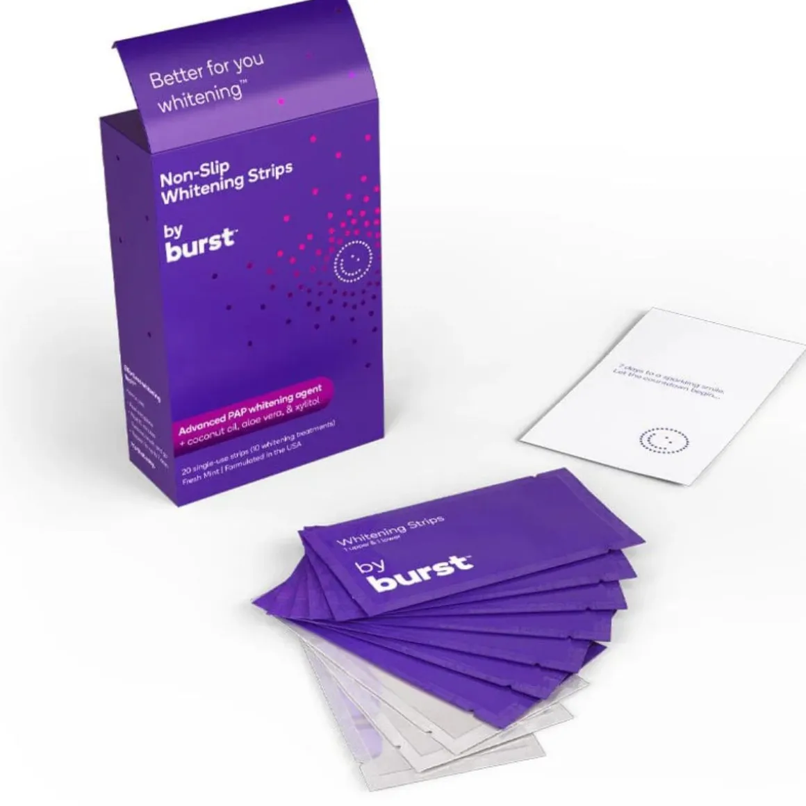 Burst Non-Slip Whitening Strips (PAP)
