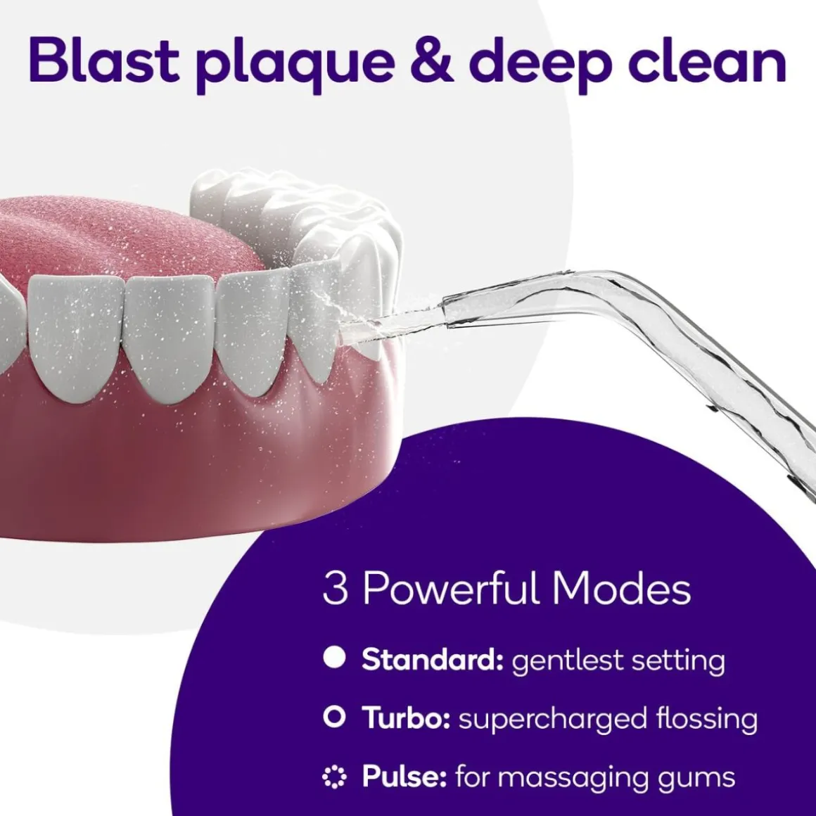 Burst Water Flosser Rose Gold