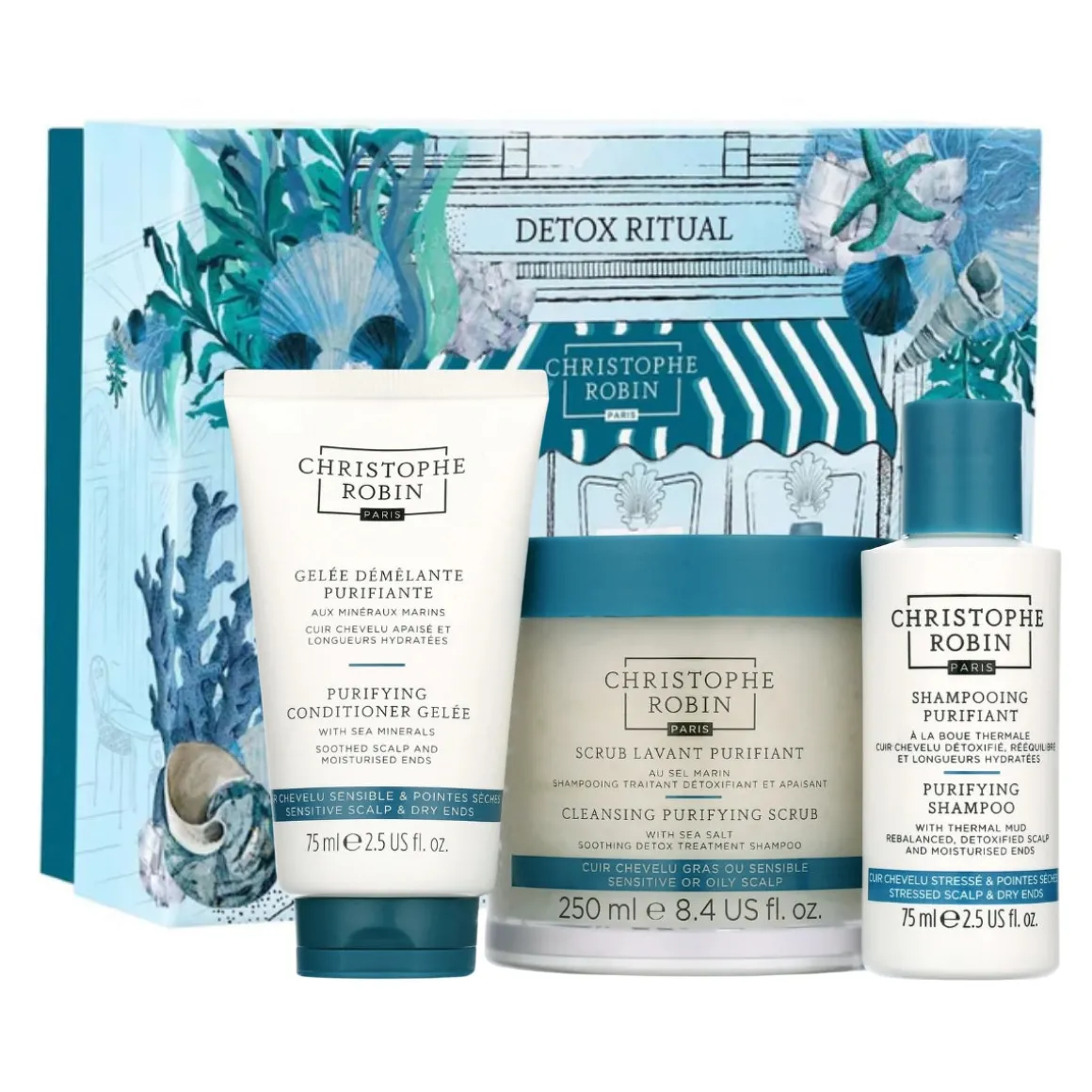 Christophe Robin Hair Detox Ritual Set