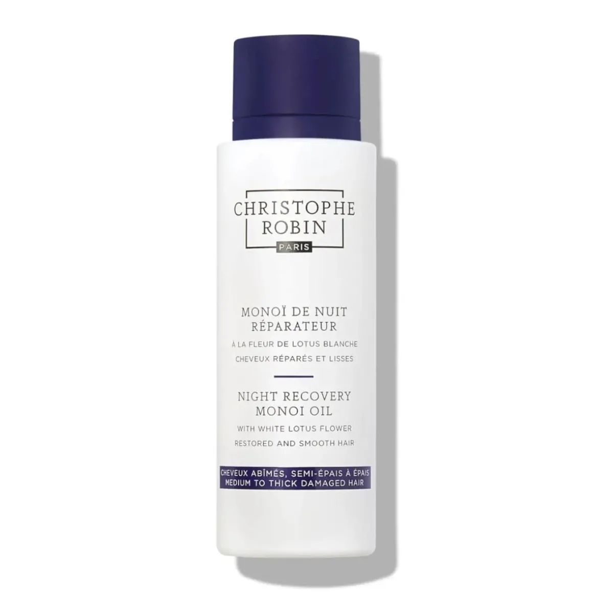Christophe Robin Night Recovery Monoi Oil with White Lotus Flower
