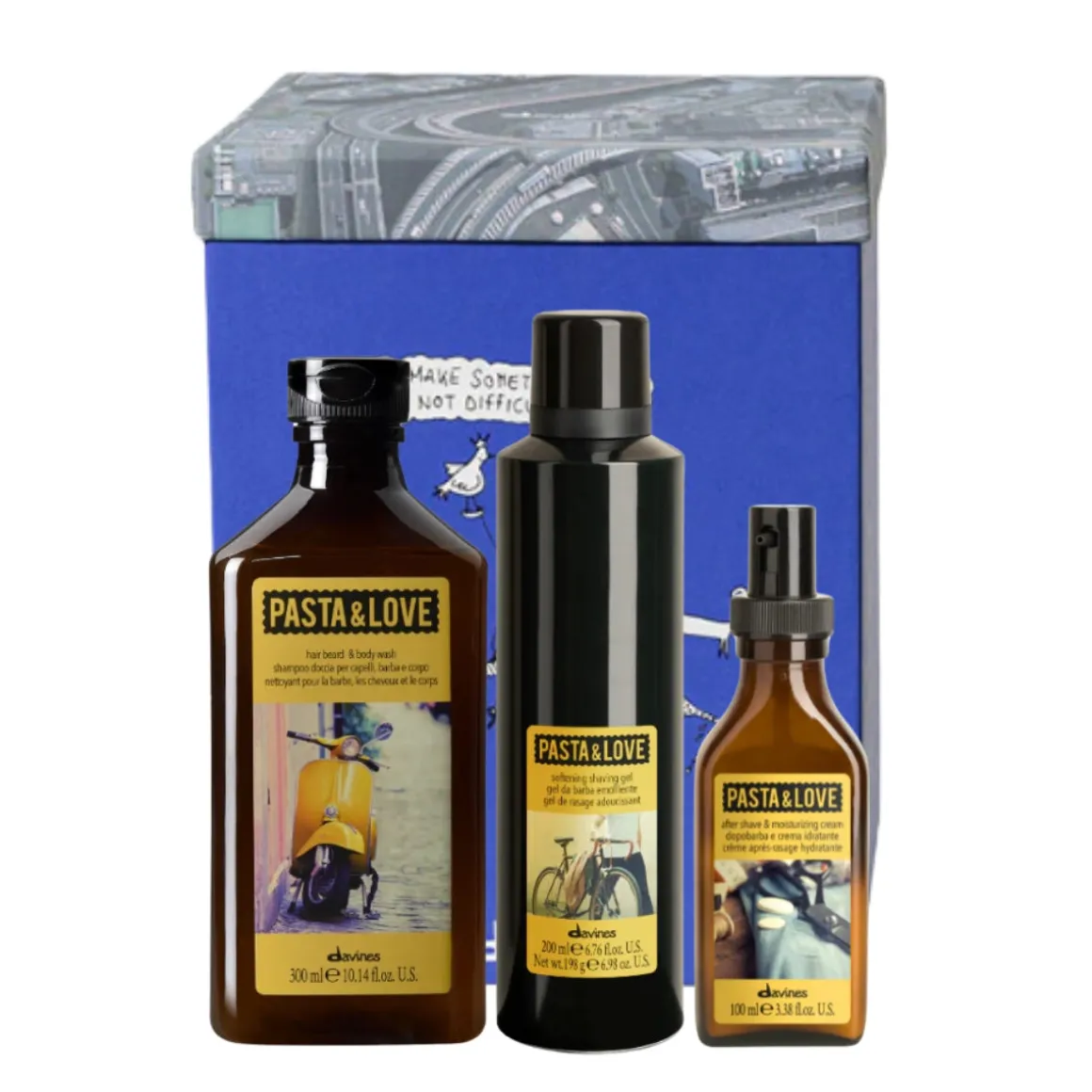 Davines Pasta & Love Men's Gift Set.