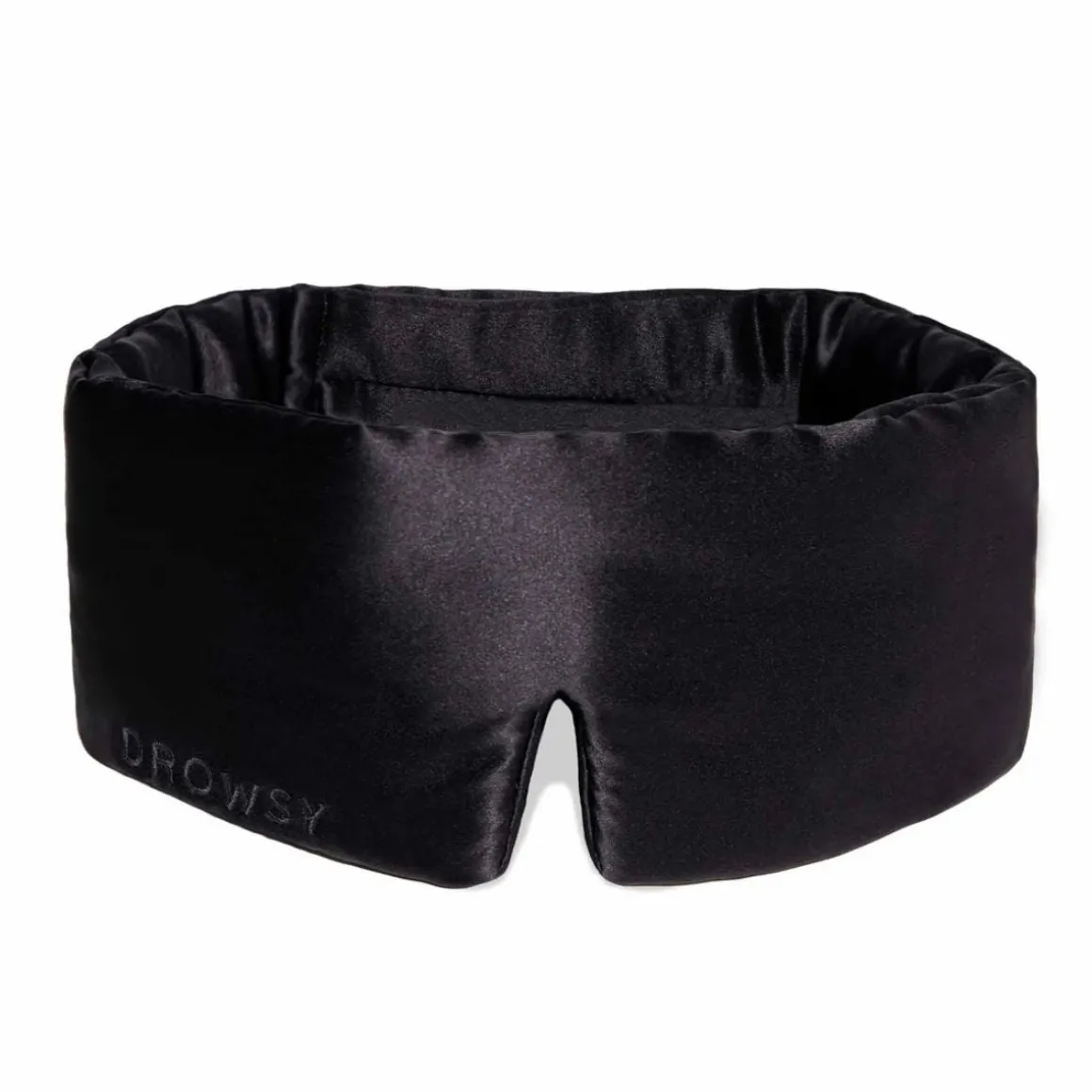 Drowsy Black Jade Silk Sleep Mask