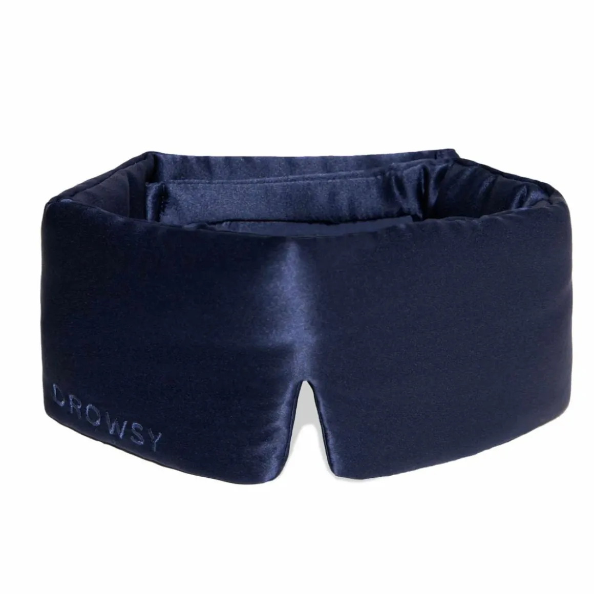 Drowsy Midnight Blue Silk Sleep Mask