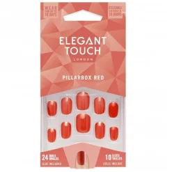 Elegant Touch Core Colour True Pillarbox Red False Nails