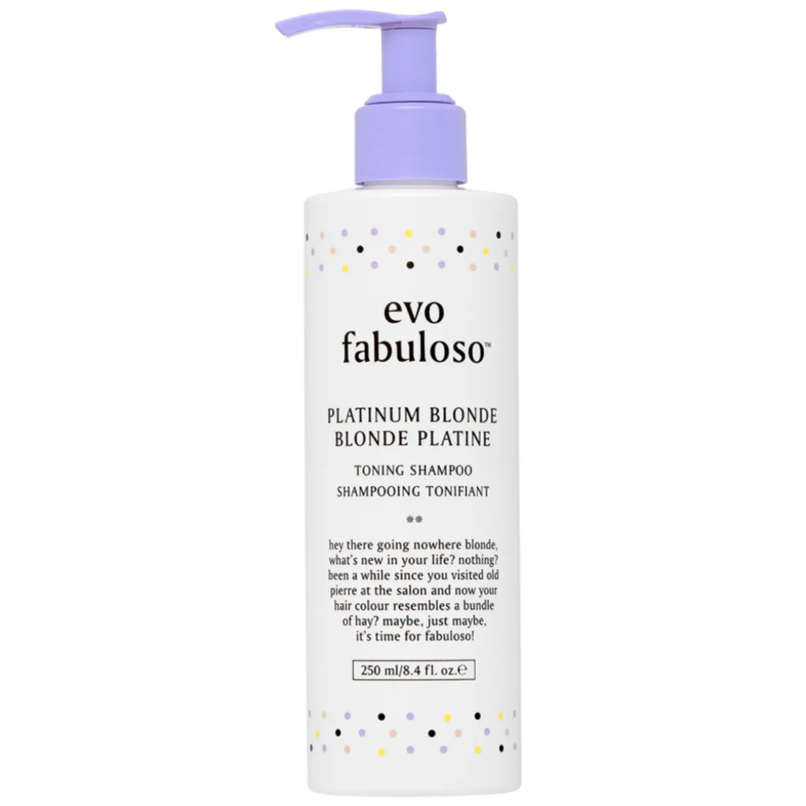 Evo Fabuloso Platinum Toning Shampoo