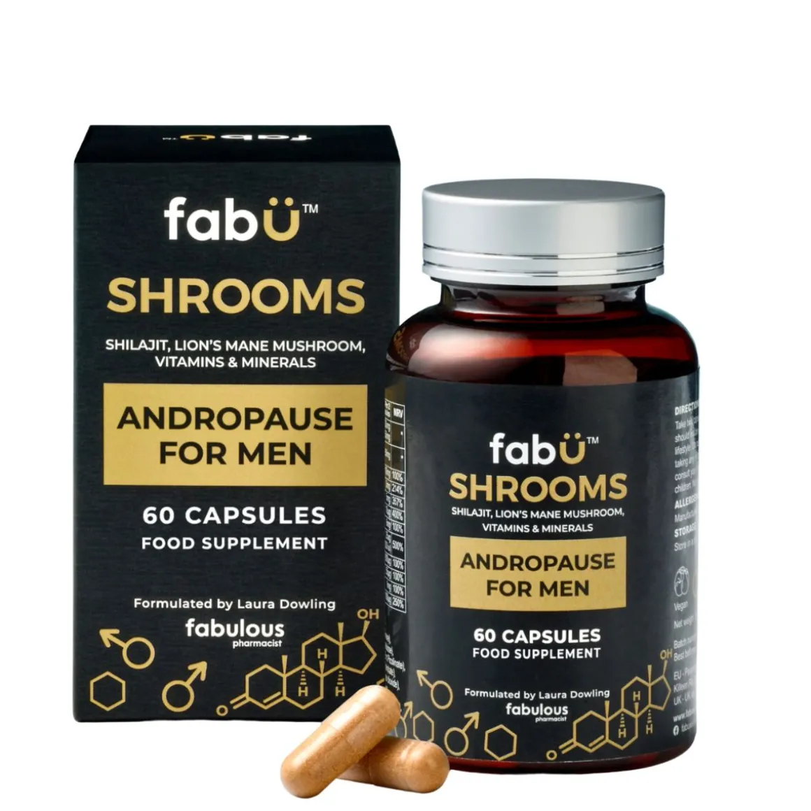 fabÜ Shrooms Andropause for Men