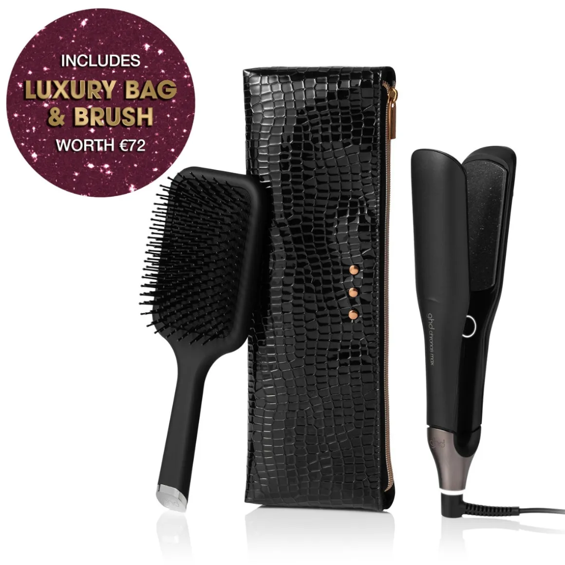 Ghd Chronos Max Styler Gift Set with Paddle Brush & Bag