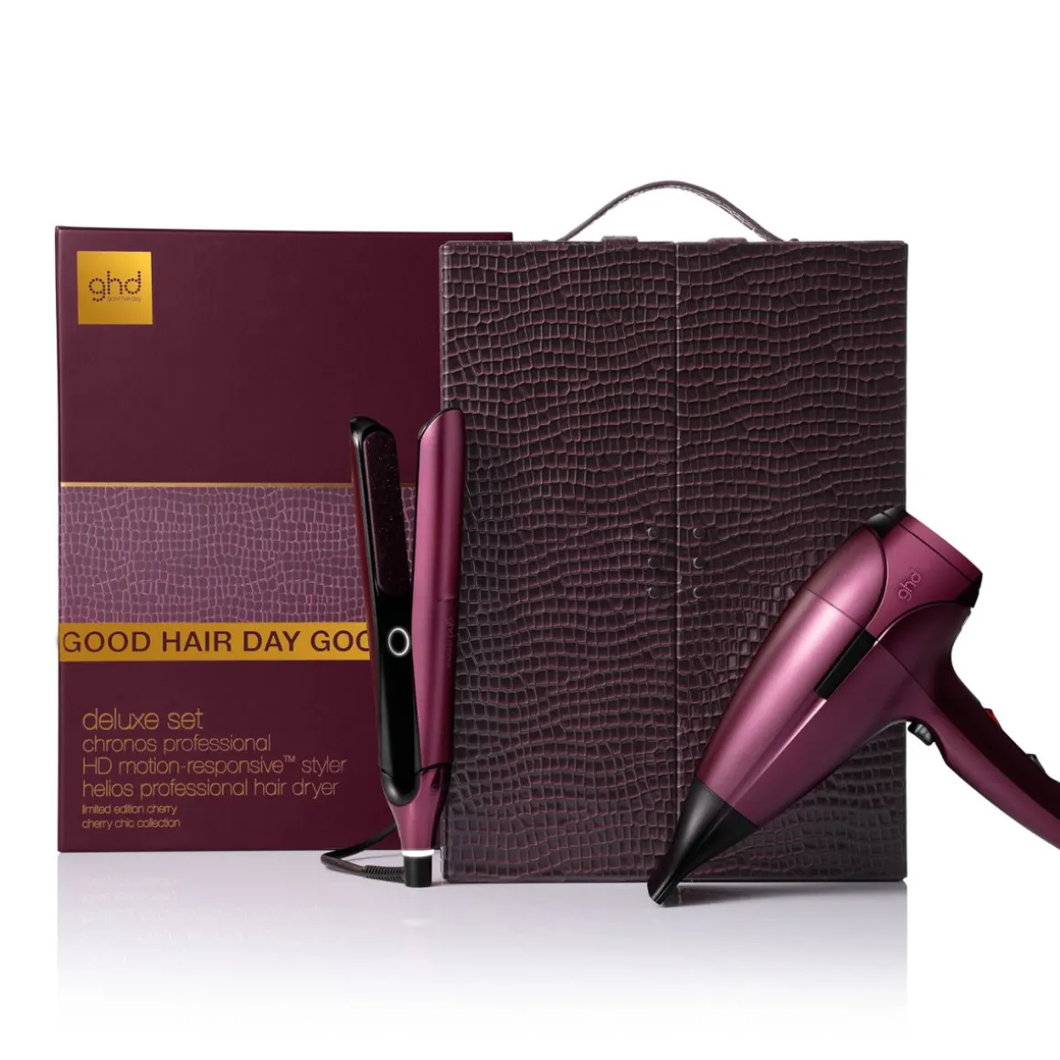 Ghd Chronos Styler & Helios Hairdryer in Cherry