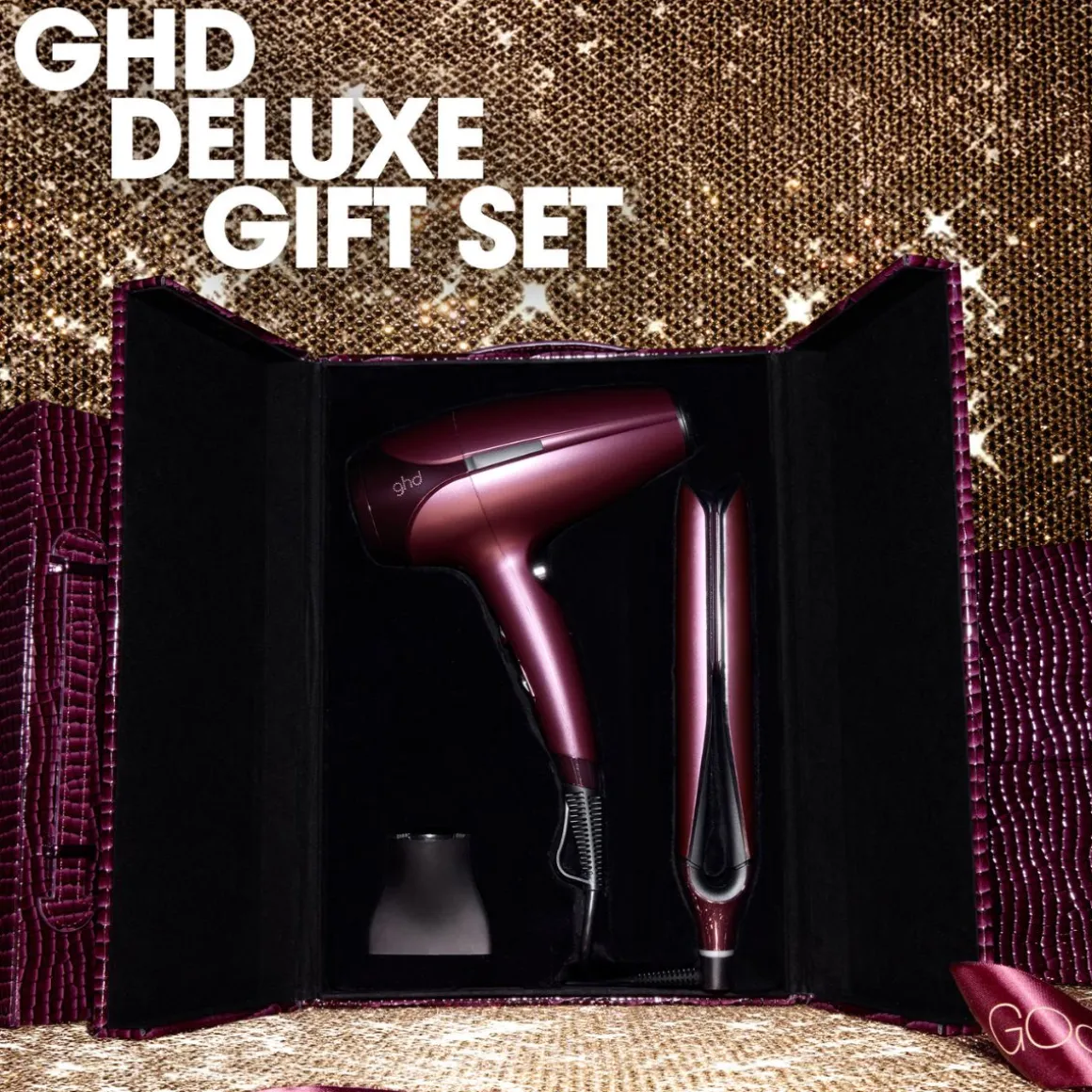Ghd Chronos Styler & Helios Hairdryer in Cherry