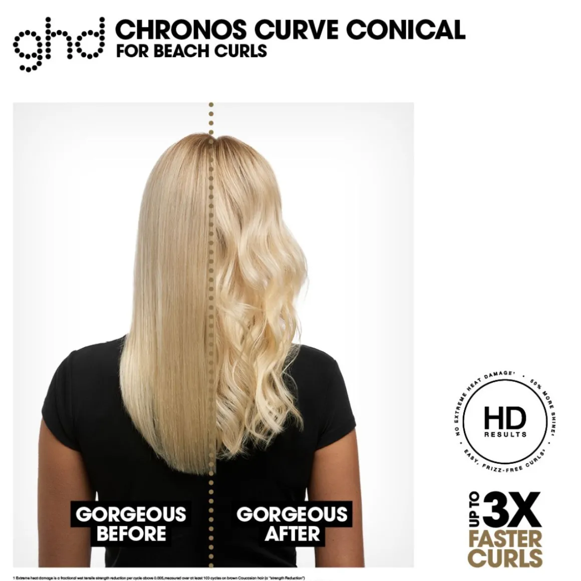 Ghd NEW Chronos Curve Conical Wand - 28-23mm Hair Curler