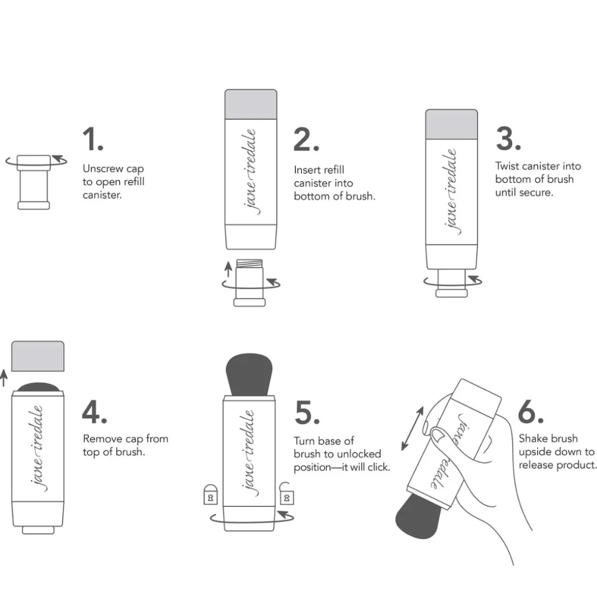 Jane Iredale Powder-Me SPF Dry Sunscreen Refillable Brush