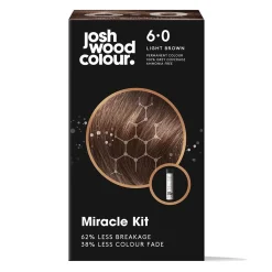 Josh Wood Colour Miracle System Permanent Colour Kit Shade 6.0 Light Brown