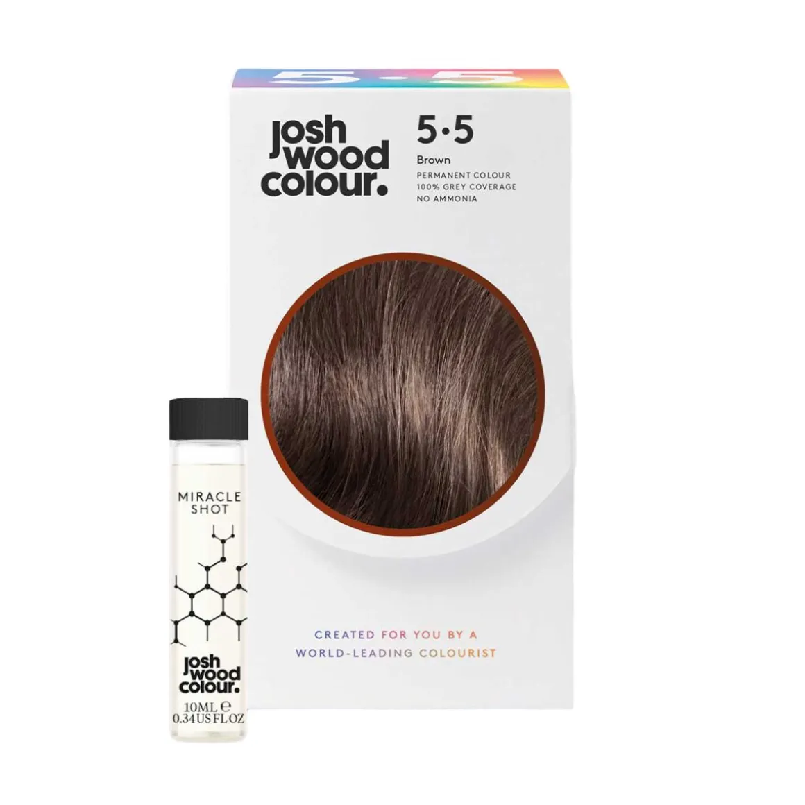 Josh Wood Colour Miracle System Permanent Colour Kit Shade 5.5 Brown