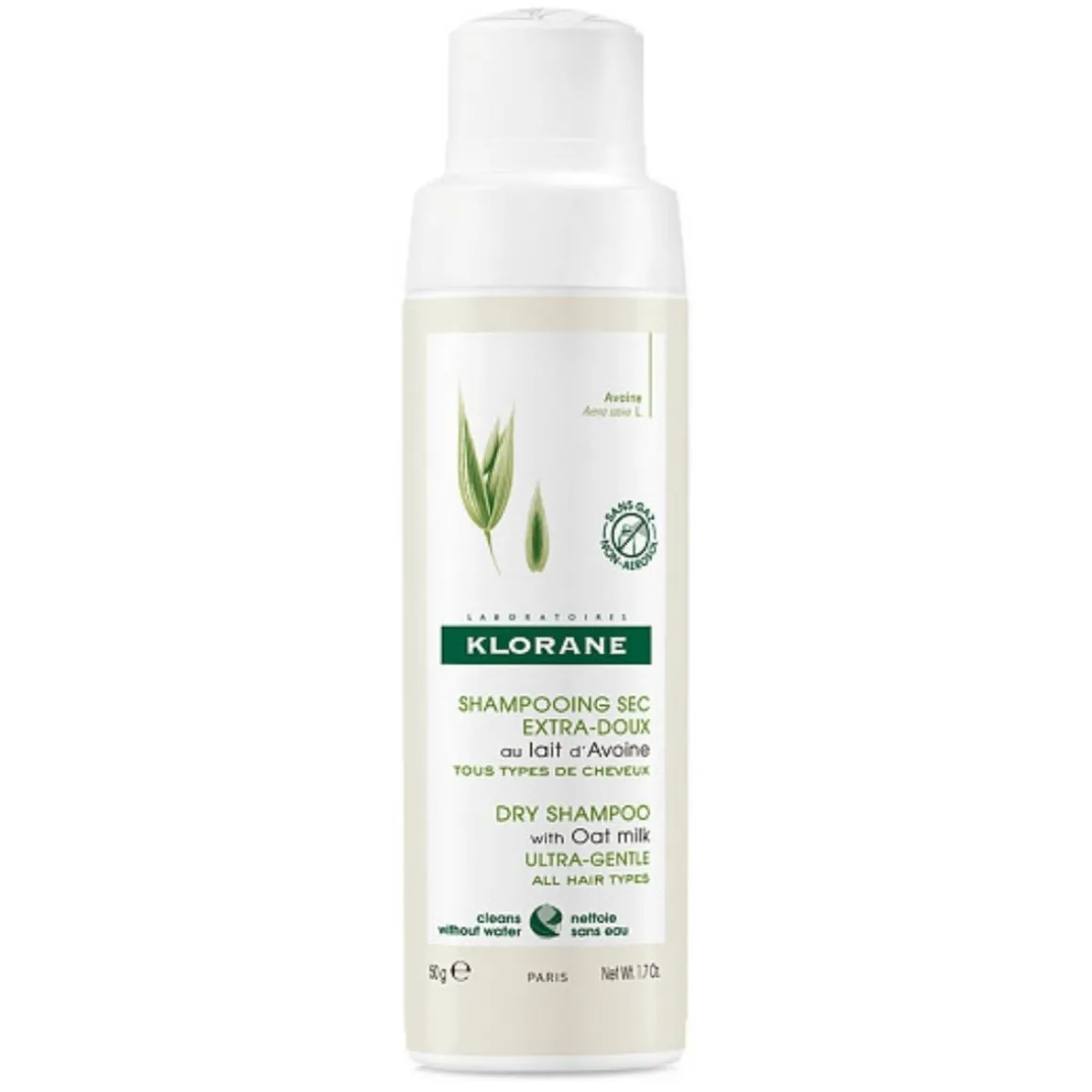 Klorane Eco-Friendly Oat Milk Dry Shampoo Non Aerosol Powder