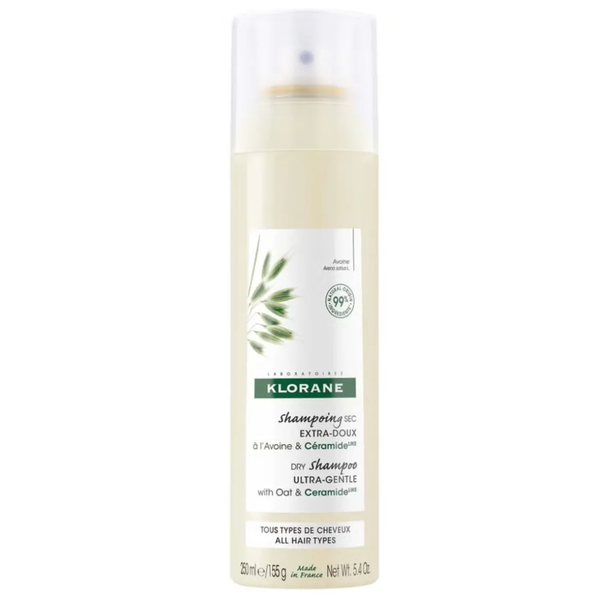 Klorane Oat Milk Dry Shampoo Spray 250ml