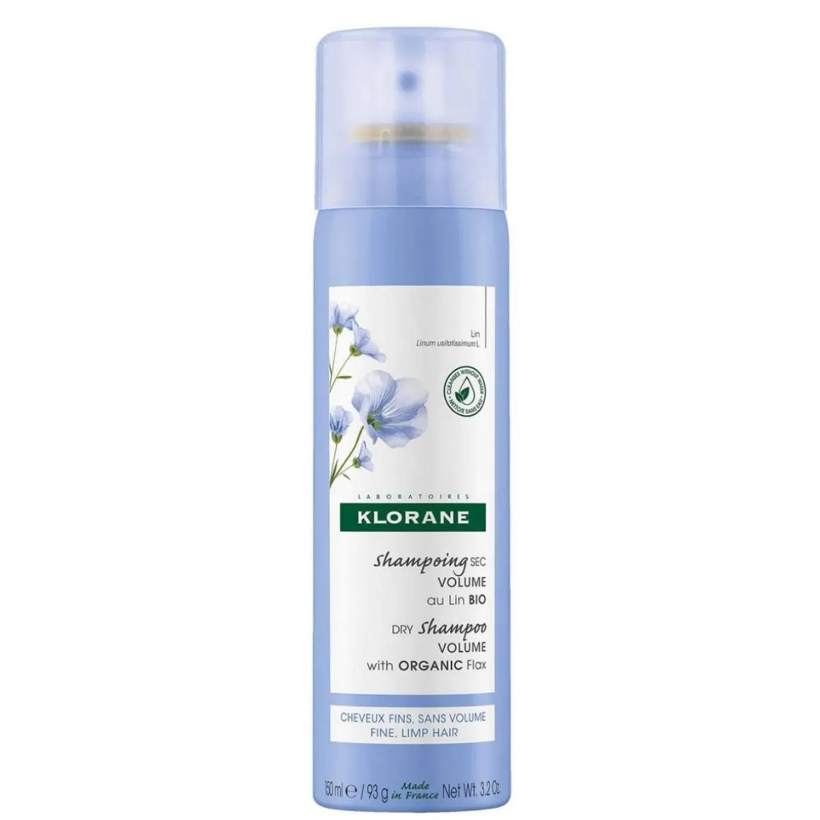 Klorane Volumising Dry Shampoo Organic Flax