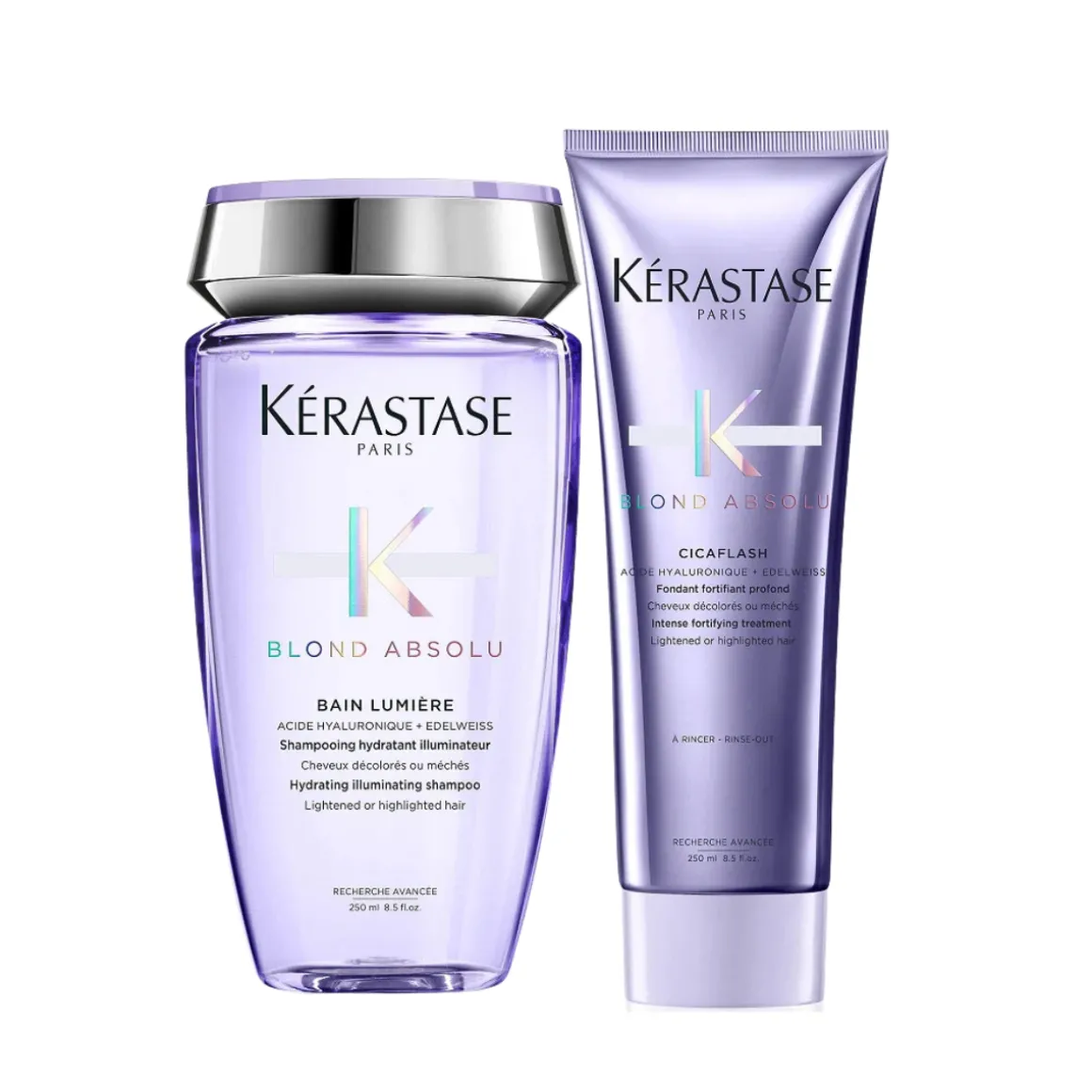 Kérastase Blond Absolu Bain Lumiere Shampoo & Cicaflash Fondant Duo