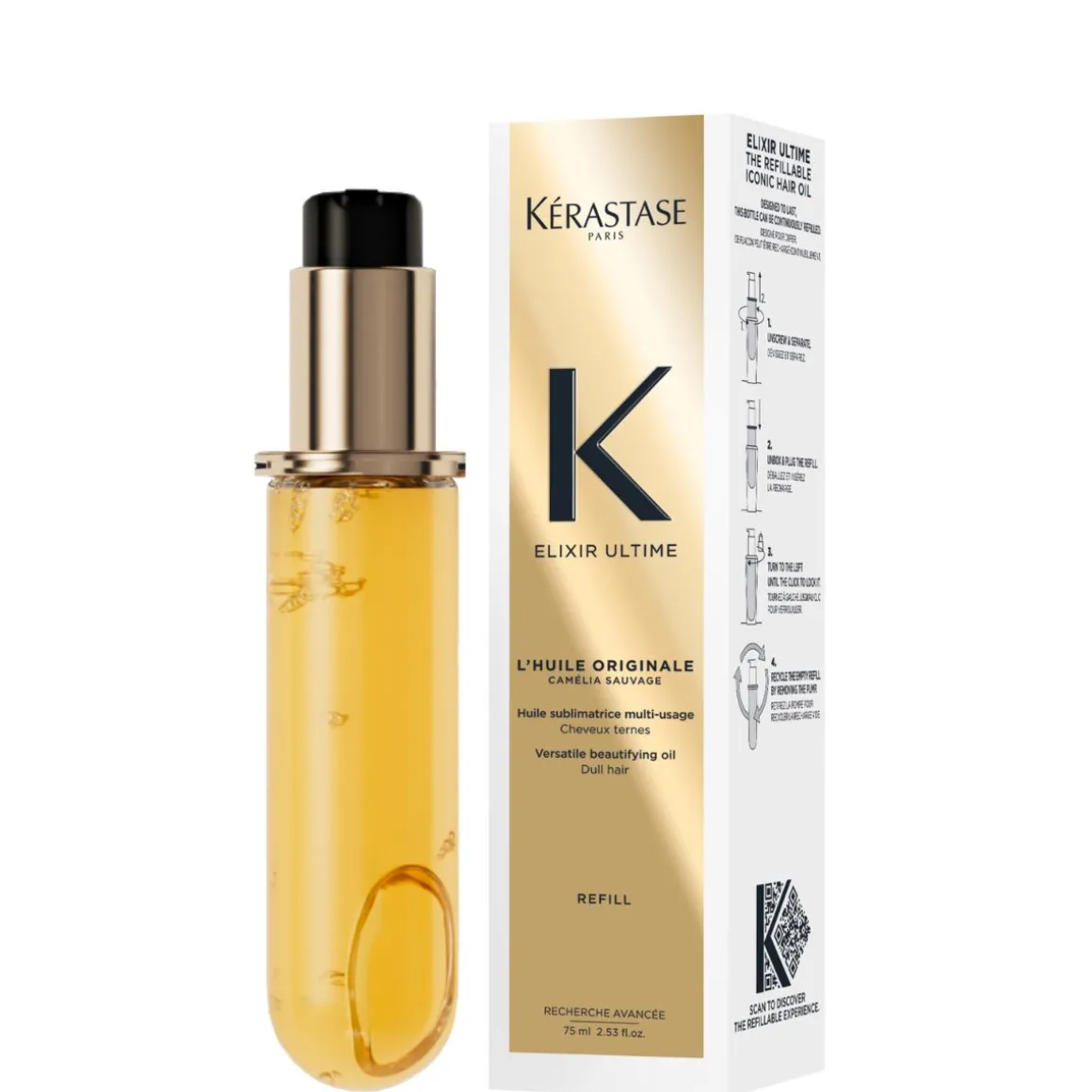 Kérastase Elixir Ultime Hair Oil L'Huile Originale Refill Capsule 75ml