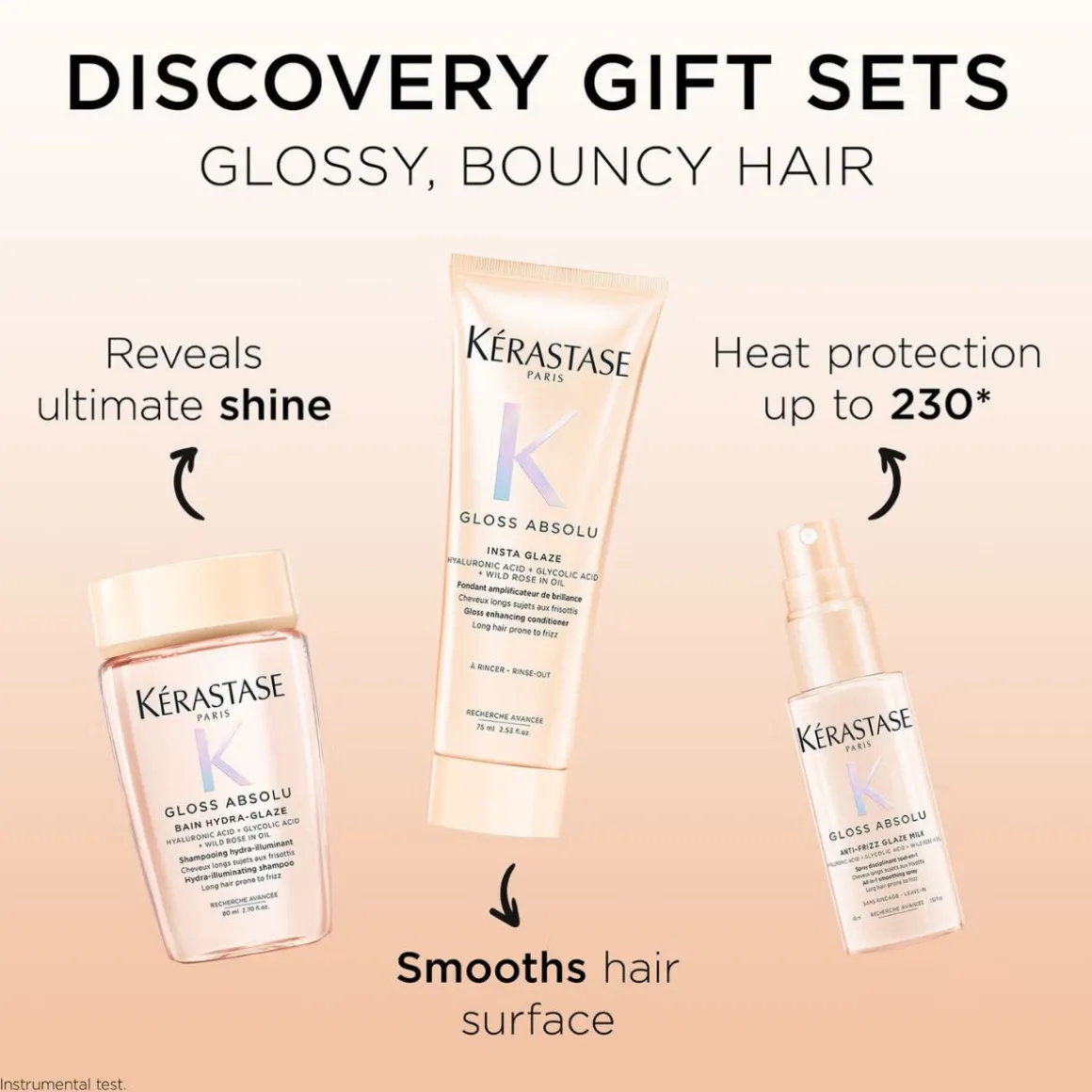 Kérastase Gloss Absolu Discovery Set - Hair Prone to Frizz