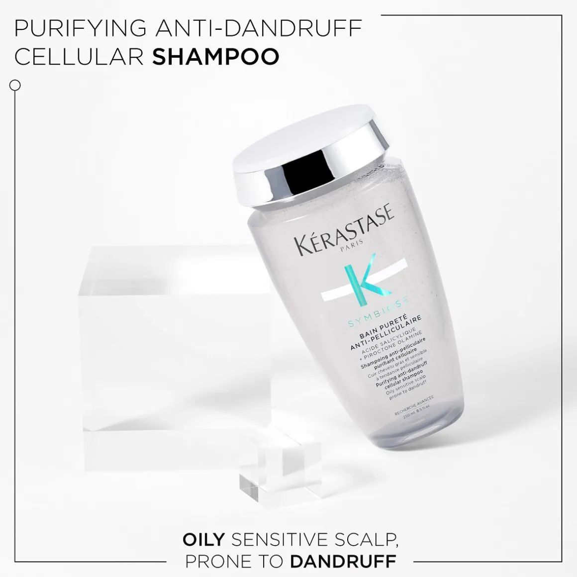 Kérastase Symbiose Purifying Anti-Dandruff Cellular Shampoo Oily Sensitive Scalp