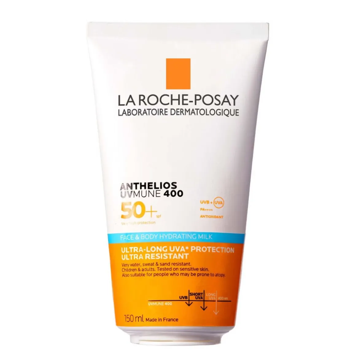 La Roche-Posay Anthelios UVMune 400 Face & Body Hydrating Milk SPF50+ 50ml