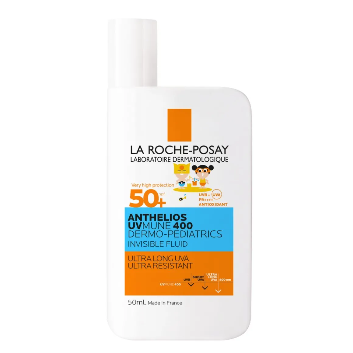 La Roche-Posay Anthelios UVMune 400 Dermo-Pediatrics Ultra Light Invisible Fluid SPF 50+ 50ml