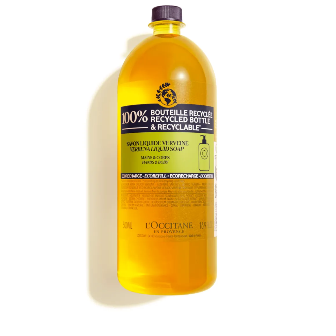 L'Occitane Shea Verbena Hands & Body Liquid Soap Refill