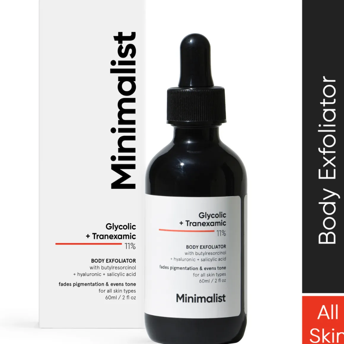 Minimalist Glycolic + Tranexamic 11% Body Exfoliator