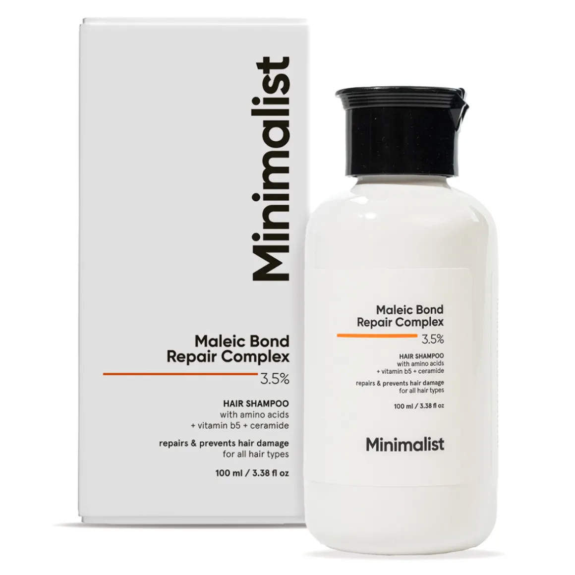Minimalist Maleic Bond Repair Complex 3.5% Shampoo