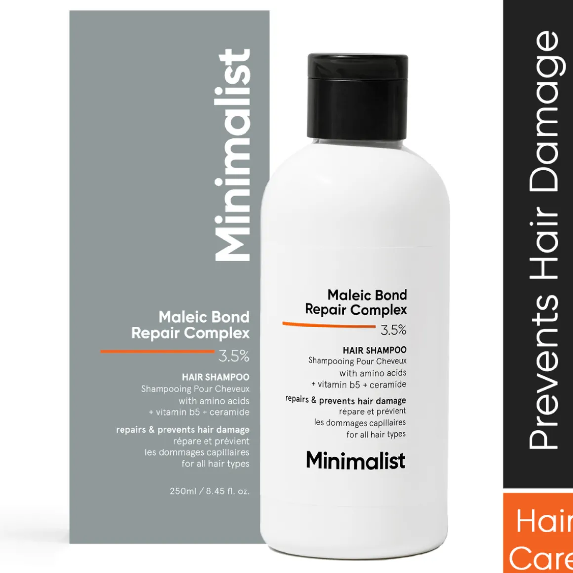 Minimalist Maleic Bond Repair Complex 3.5% Shampoo