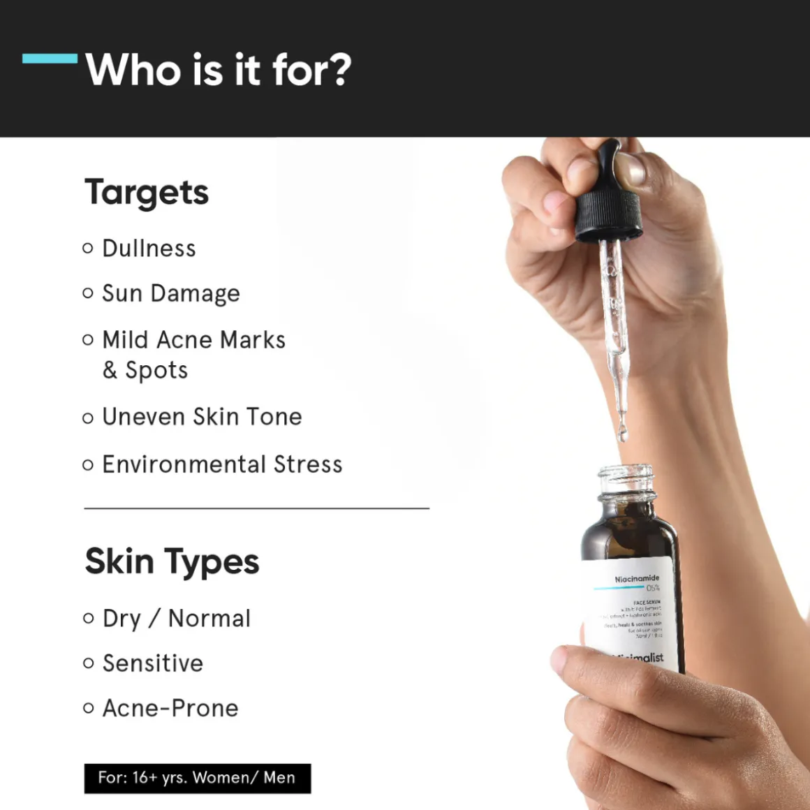 Minimalist Niacinamide 5% + HA Serum