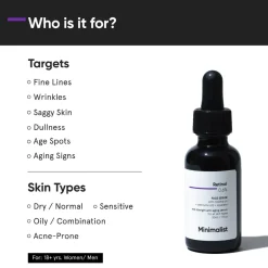 Minimalist Retinol 0.6% Face Serum