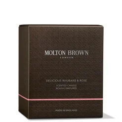Molton Brown Delicious Rhubarb & Rose Signature Scented Single Wick Candle.