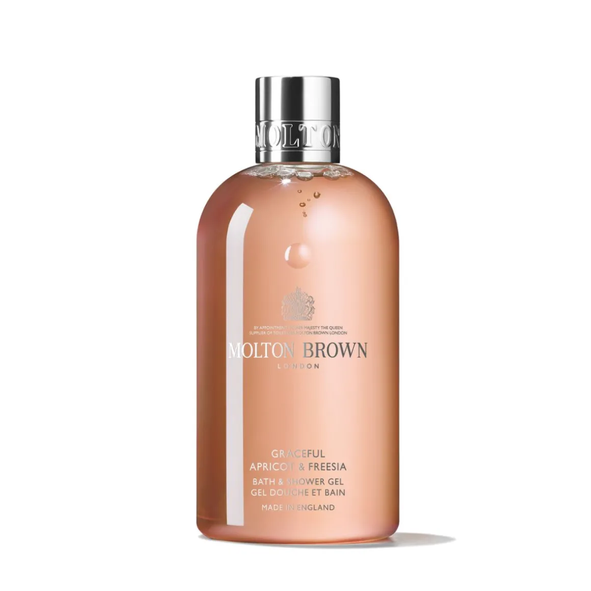 Molton Brown Graceful Apricot & Fresia Bath & Shower Gel.