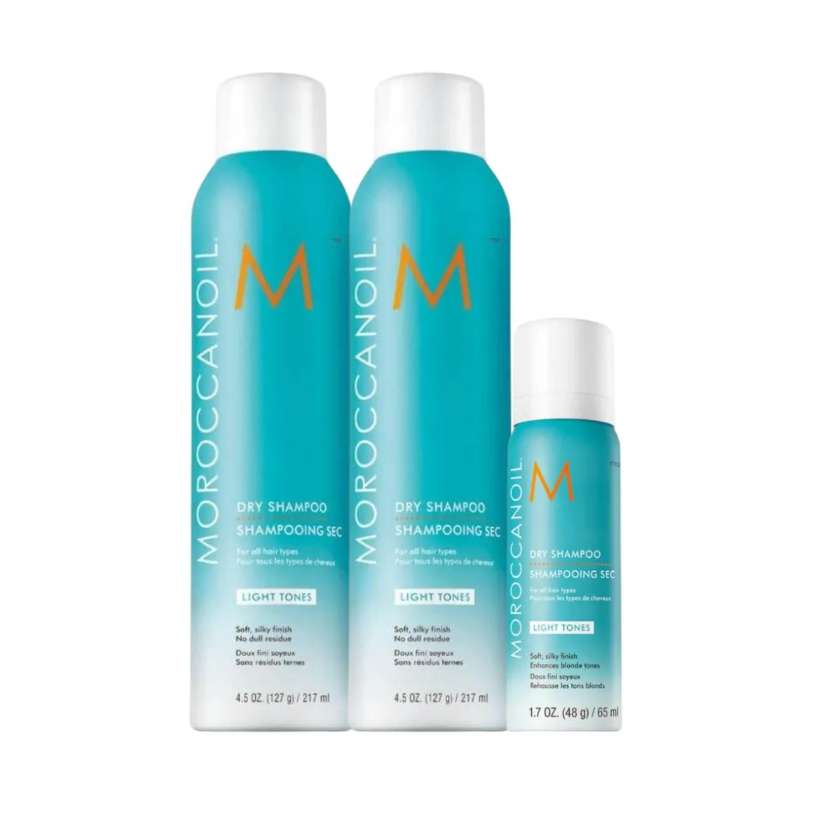 Moroccanoil Dry Shampoo Light Tones & Free Travel Dry Shampoo