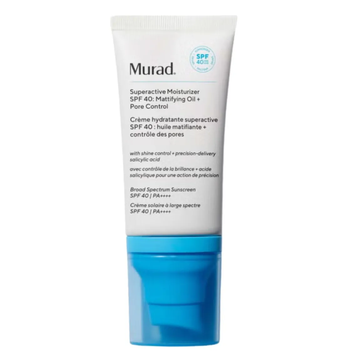 Murad Superactive Moisturiser SPF 40 Mattifying Oil + Pore Control 50ml