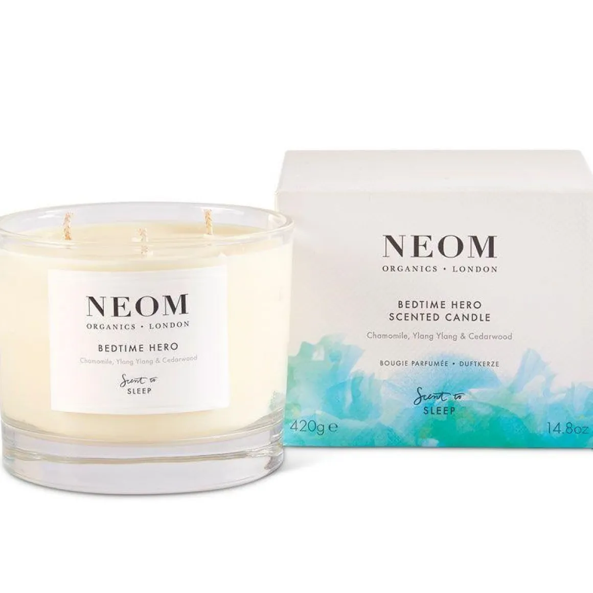 Neom Scent to Sleep Bedtime Heroes Candle 3 Wick